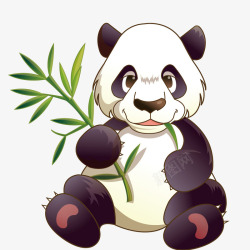 动物世界熊猫素材