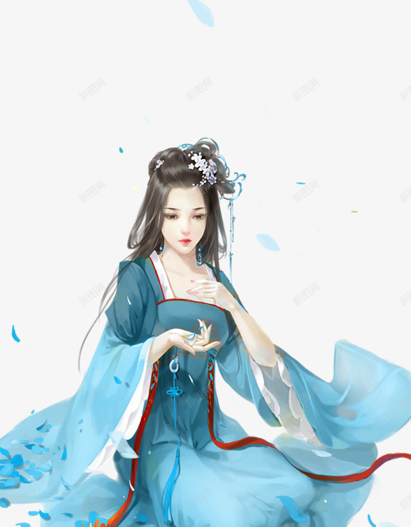 唯美大气古典少女元素png免抠素材_88icon https://88icon.com 元素 免扣 古风 唯美 素材 艺术