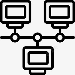 SEO数据网络图标高清图片