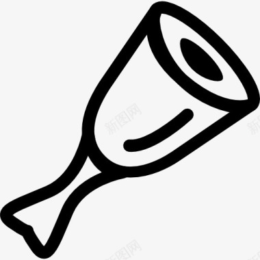 猪蹄火腿图标图标