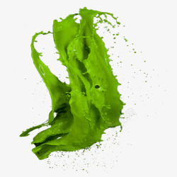 水墨痕迹绿色油漆滴溅痕迹高清图片