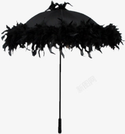 黑色的雨伞素材