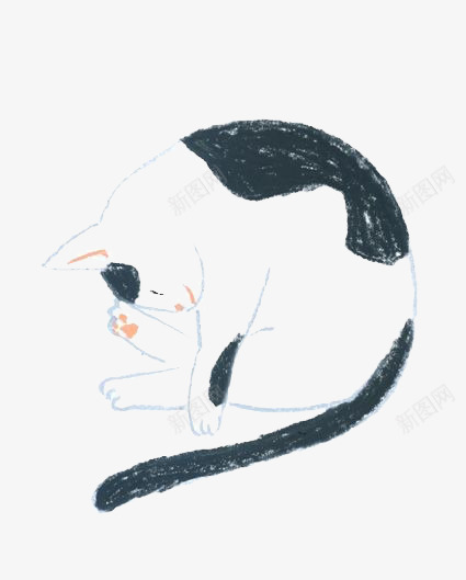 猫png免抠素材_88icon https://88icon.com 动物 卡通 可爱 宠物 手绘 插画 文艺 清新 猫