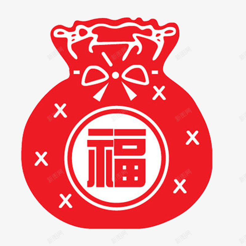 卡通福袋png免抠素材_88icon https://88icon.com MG动画 ppt 大福袋 活动 礼包 节日礼包