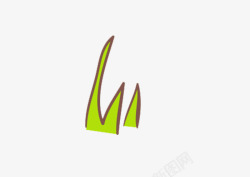 绿色小草素材