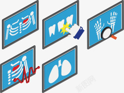 医疗影像检查系统素材