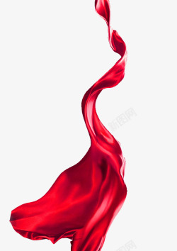 红丝绸素材