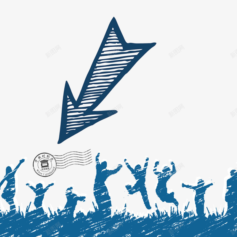 中国风青春png免抠素材_88icon https://88icon.com 中国风 各位 箭头 跳跃