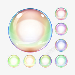 彩色水泡彩色气泡高清图片