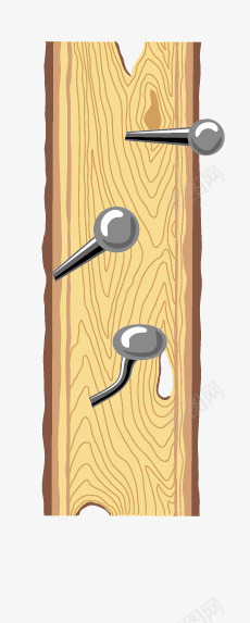 卡通木板矢量图eps免抠素材_88icon https://88icon.com 手绘木板 木板 矢量图 钉子 钉木板