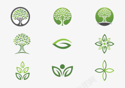 卡通山楂树卡通树logo图标高清图片