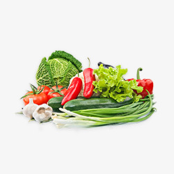 蔬菜组图产品实物图素材