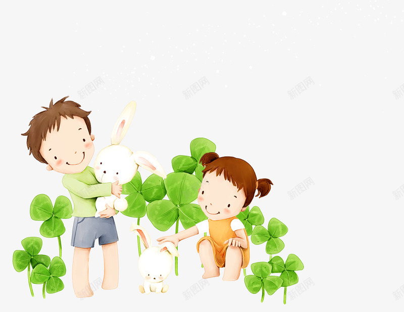 韩式漫画png免抠素材_88icon https://88icon.com 动漫人物 动漫动画 小狗 抽象 插画 童真