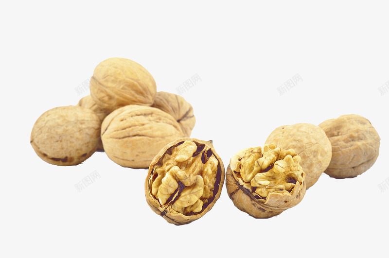薄皮核桃png免抠素材_88icon https://88icon.com 休闲零食 坚果 小吃 核桃 零食