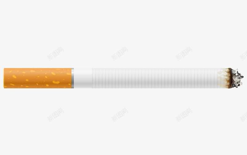 点燃的香烟png免抠素材_88icon https://88icon.com 一根烟 烟头 白色 香烟 黄色