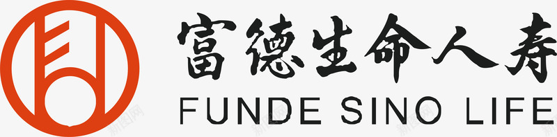 企业公益标志富德生命人寿logo图标图标