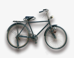 上世纪单车带阴影的二八自行车高清图片