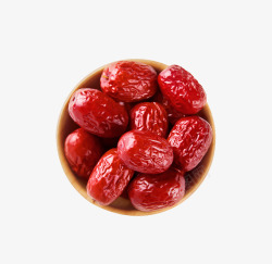 新疆特产红枣实物小枣一碗高清图片