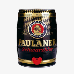 德国保拉纳黑啤素材