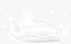 陈列的健康牛奶牛奶飞溅元素矢量图高清图片