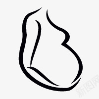 怀孕精美孕妈妈图标图标