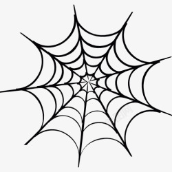 万圣节蛛网蜘蛛网图标高清图片