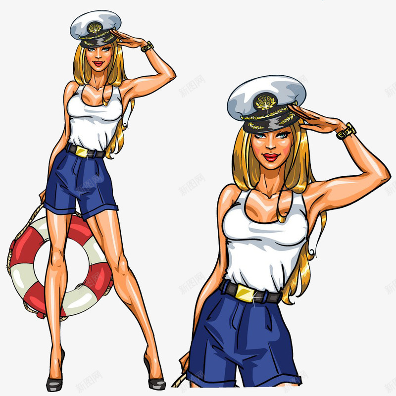 美少女警察png免抠素材_88icon https://88icon.com 制服 卡通 性感 手绘 游泳圈 美女 警察