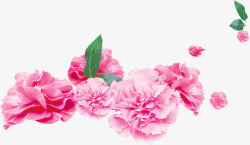 文艺清新粉色花朵素材