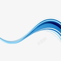 优美的曲线字体设计线条波浪商务背景高清图片