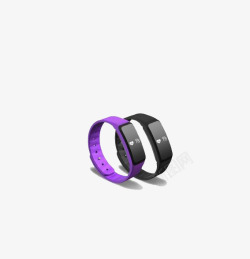 紫与黑O形的圈圈手环的素材