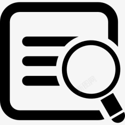 大数据搜索数据搜索方接口符号用放大镜工具图标高清图片