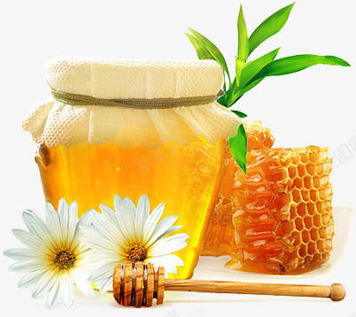 蜂蜜png免抠素材_88icon https://88icon.com 搅蜜棒 蜂蜜罐 蜜糖罐 蜜蜂 金色 黄色