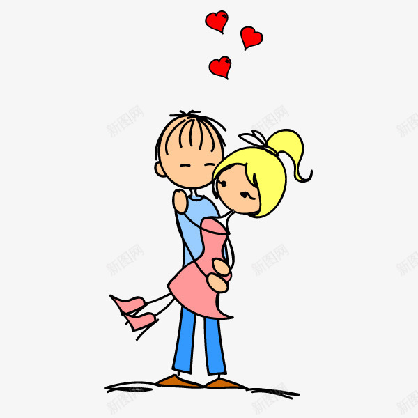 抱着女孩的男孩卡通图png免抠素材_88icon https://88icon.com 小情侣 幸福的 抱着 爱心图案 男孩女孩 相爱的