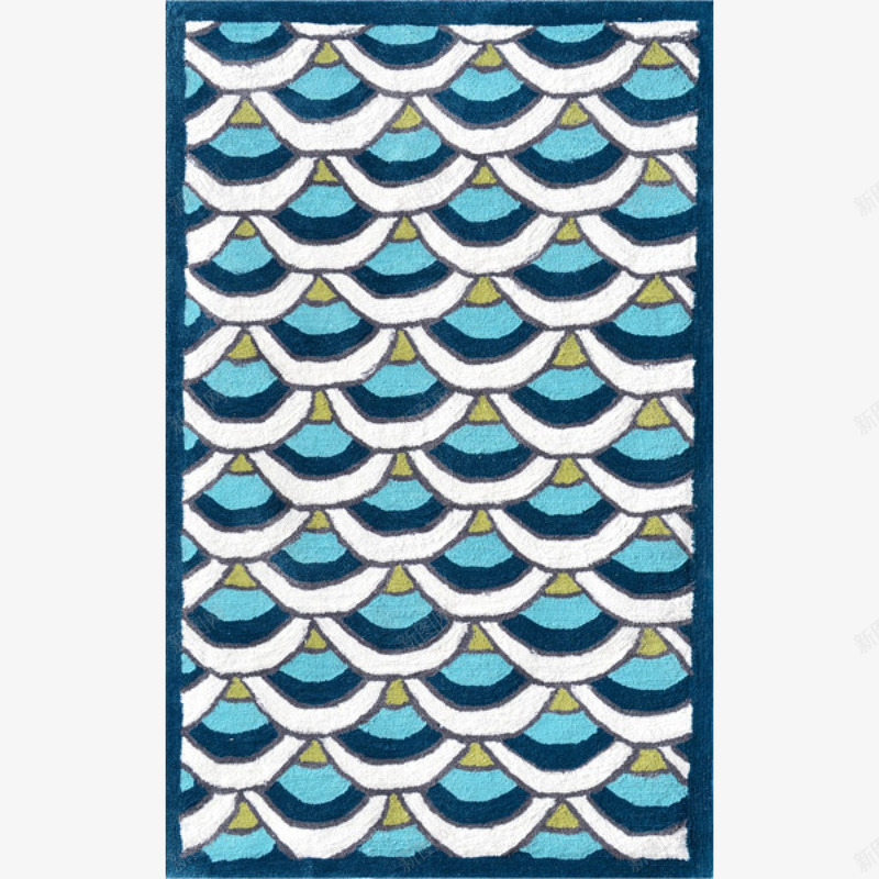 卡通的海浪方形地毯png免抠素材_88icon https://88icon.com 产品实物 地毯 实用 方形 波纹 海浪 纹理 高档