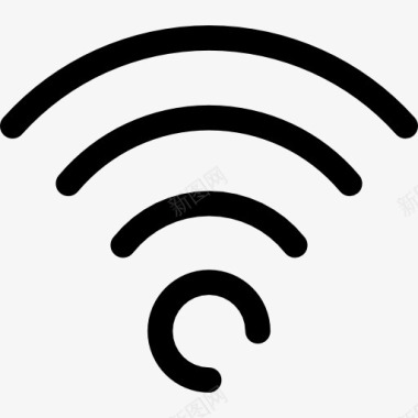 技术监控WiFi图标图标