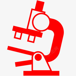 医学研究观察医用显微镜插画矢量图高清图片