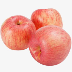三个苹果新鲜红苹果高清图片