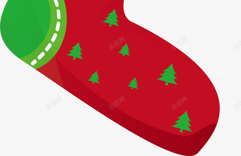 红色圣诞树袜子png免抠素材_88icon https://88icon.com 圣诞树 圣诞节 圣诞袜 红色袜子 节庆袜子 节日 装饰图案