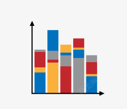 条形统计图矢量图素材