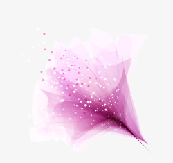 唯美紫色花卉背景素材