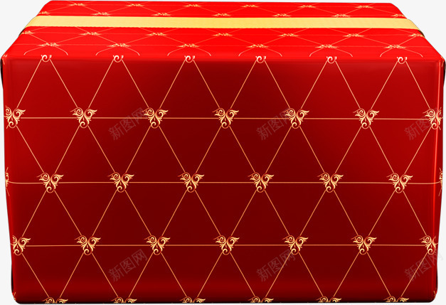 红色大礼包物品盒png免抠素材_88icon https://88icon.com 大礼包 物品 红色