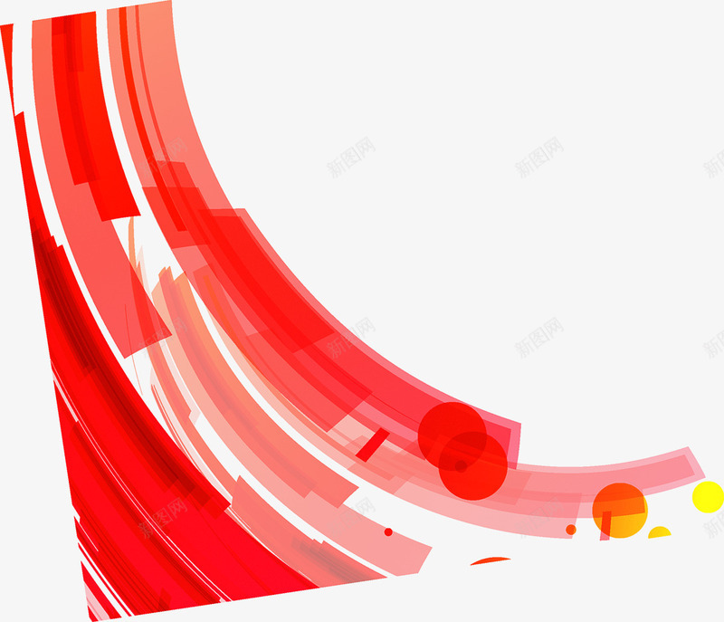 红色流线背景png免抠素材_88icon https://88icon.com 流线 科技 红色 线型 线条 背景