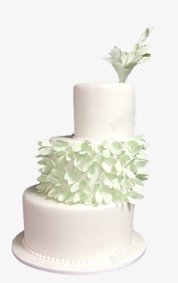 花瓣裱花造型生日蛋糕素材
