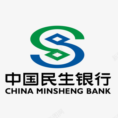 影楼排版中国民生银行logo标识图标图标