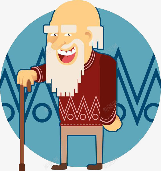 拄着拐杖的白胡子老爷爷png免抠素材_88icon https://88icon.com 休闲 拄着拐杖 散步 溜达 漫步 白胡子 老人 老人散步 老爷爷 行走 走路 转悠 闲走 闲逛