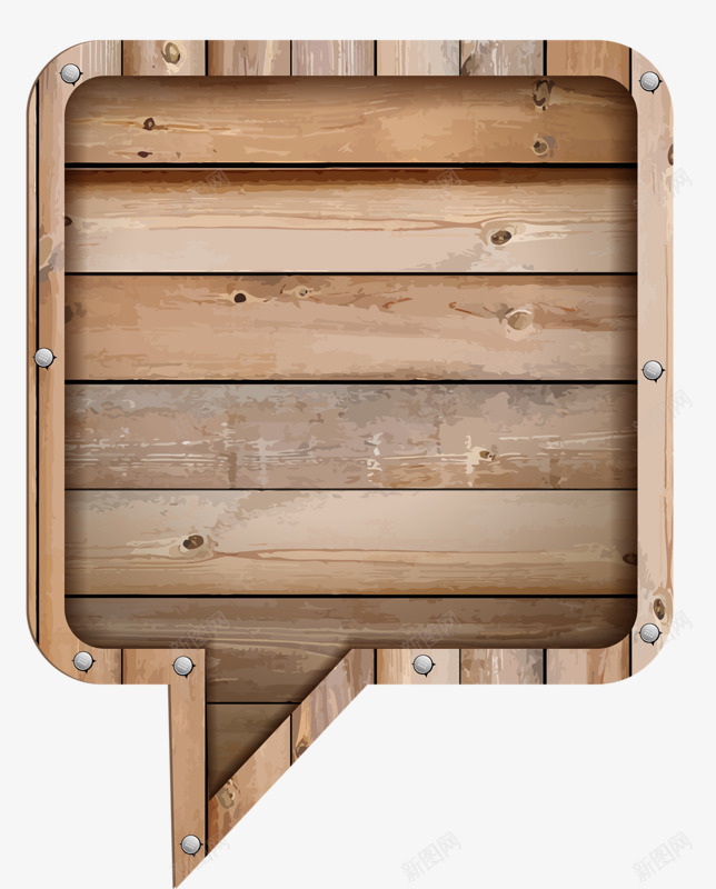 对话框木板png免抠素材_88icon https://88icon.com 便签 促销 木板 板子 标签 标签按钮