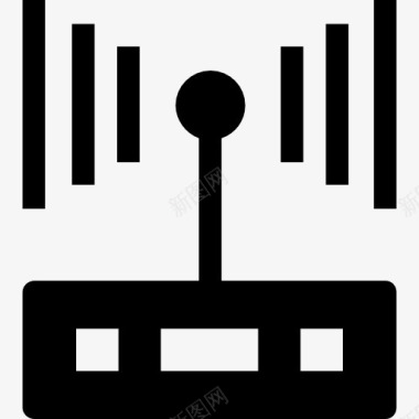 无线连接现代图标图标