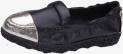 黑色舒适女鞋平底鞋春季素材