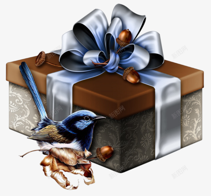 高档礼盒png免抠素材_88icon https://88icon.com 圣诞节 礼包 礼物 礼盒