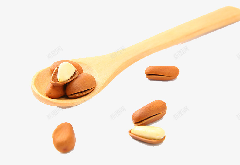 勺子里的坚果松子png免抠素材_88icon https://88icon.com 坚果海报 开口松子 木勺里的坚果 松子坚果